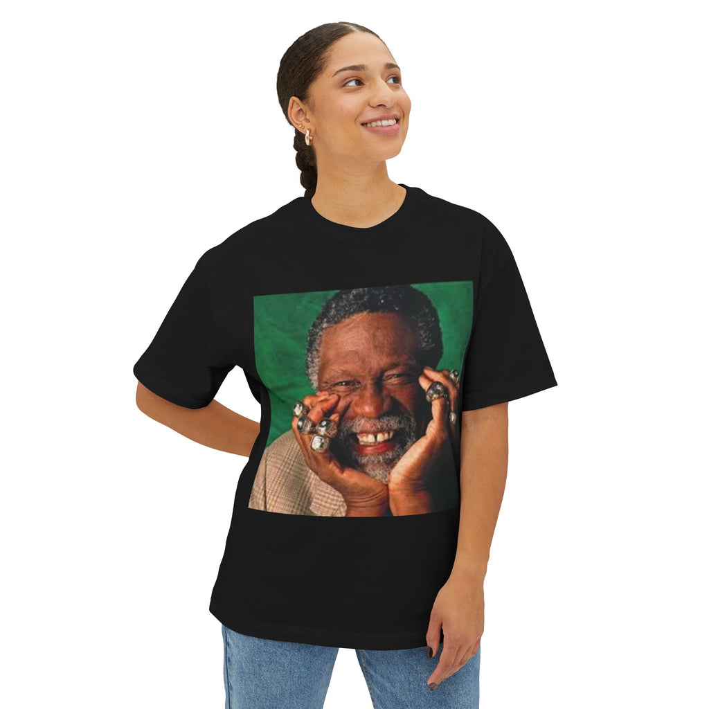 Bill Russell Smiling Portrait Oversized Tee