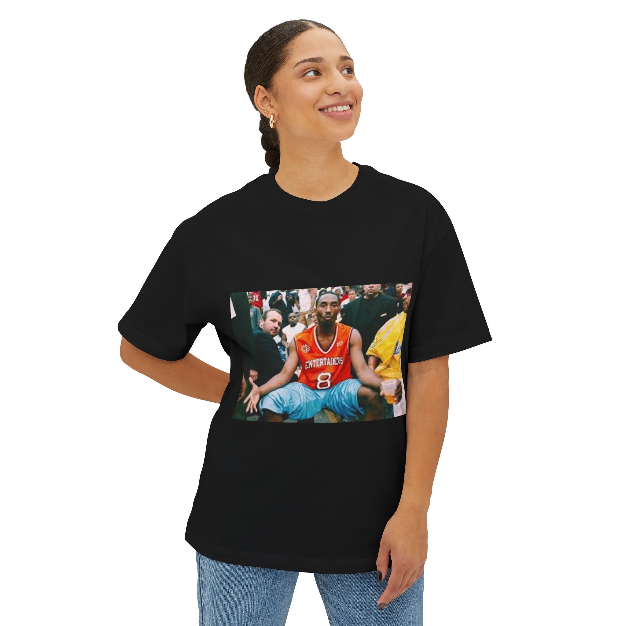 Kobe Bryant Rucker's Basketball Unisex Oversized Tee