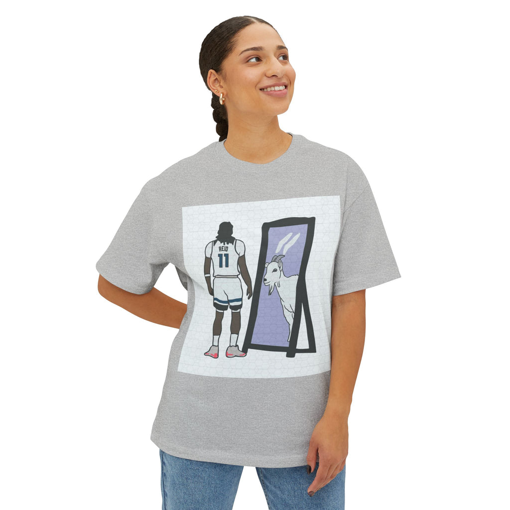 Naz Reid Reflective Goat Unisex Oversized Tee