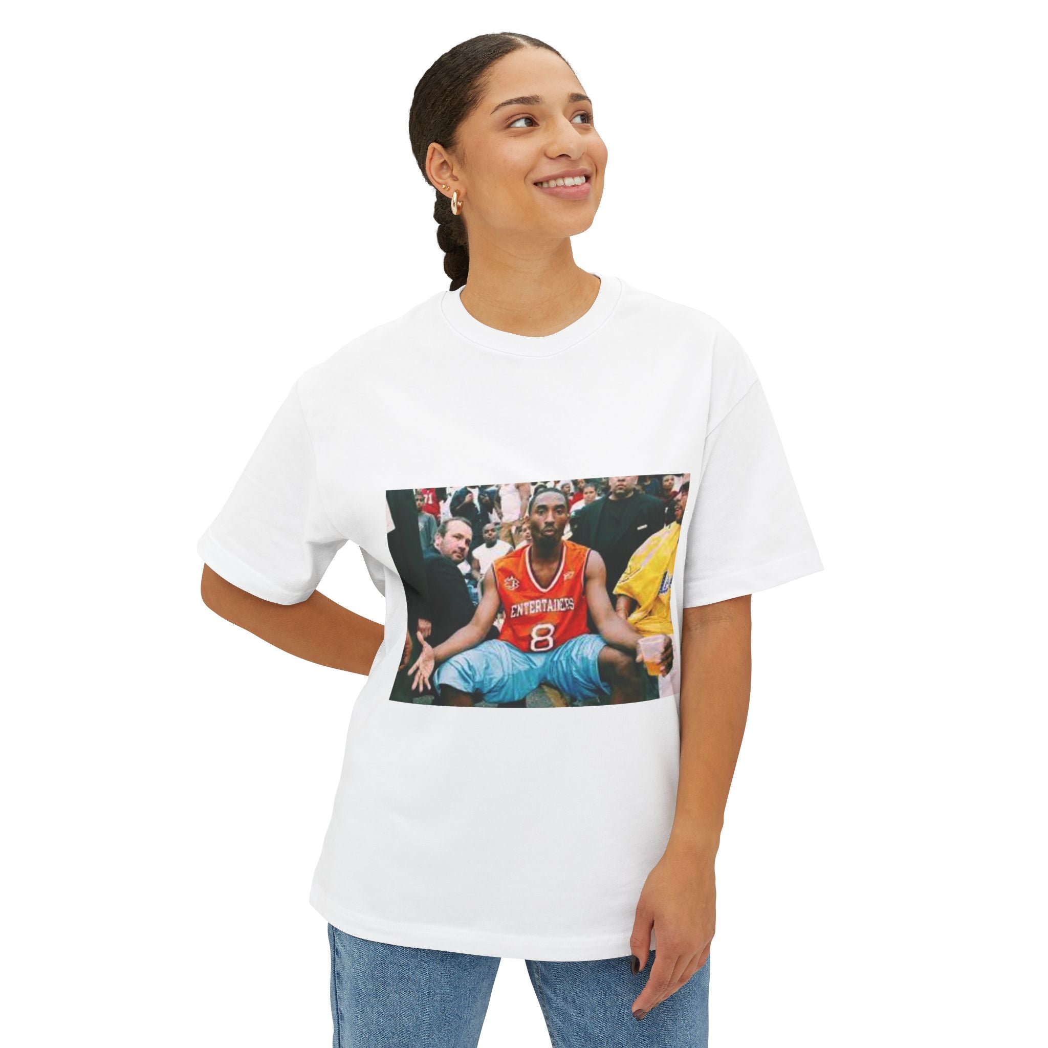 Kobe Bryant Rucker's Basketball Unisex Oversized Tee