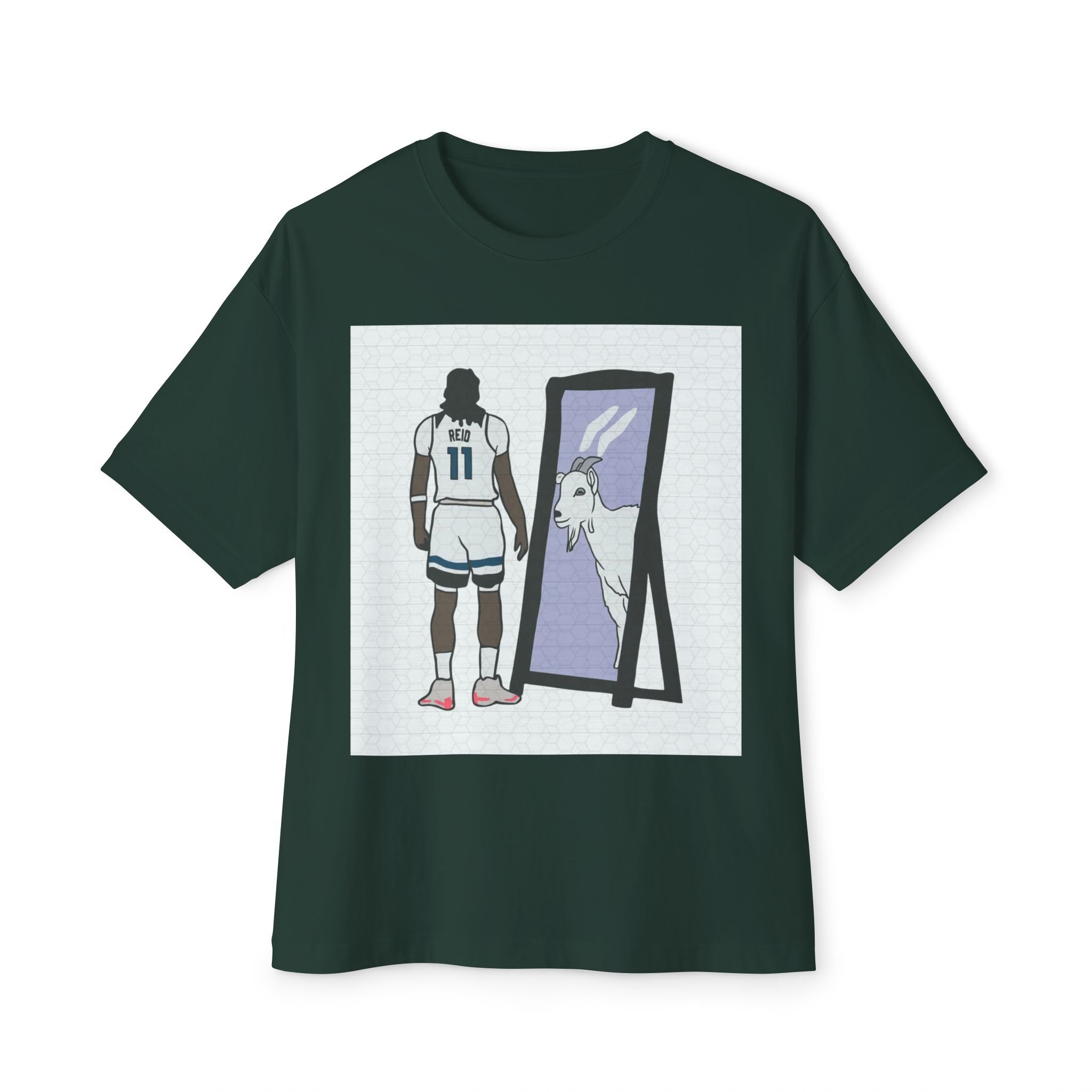 Naz Reid Reflective Goat Unisex Oversized Tee