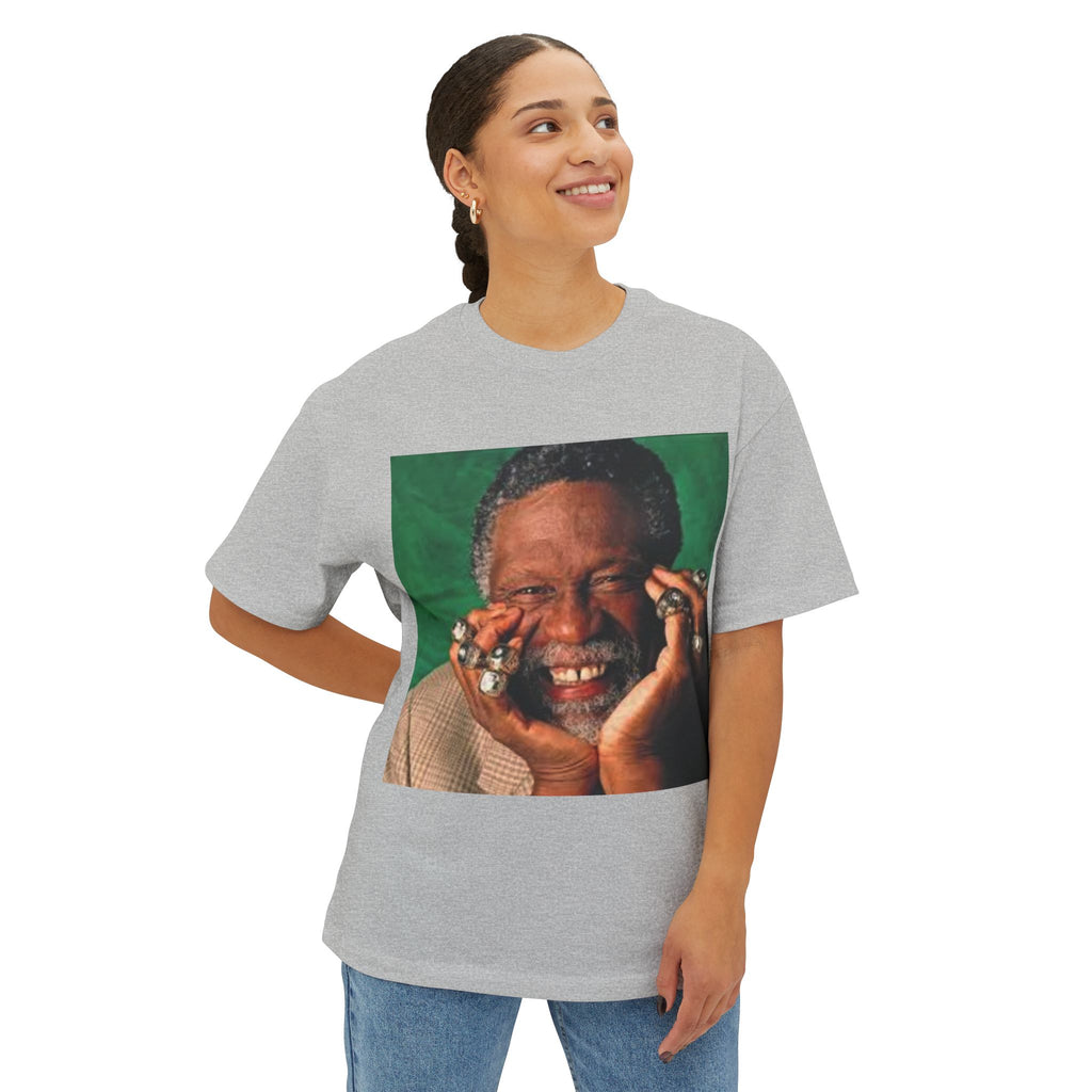 Bill Russell Smiling Portrait Oversized Tee