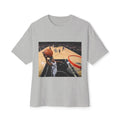 Kawhi Leonard Dunking Unisex Oversized Boxy Tee