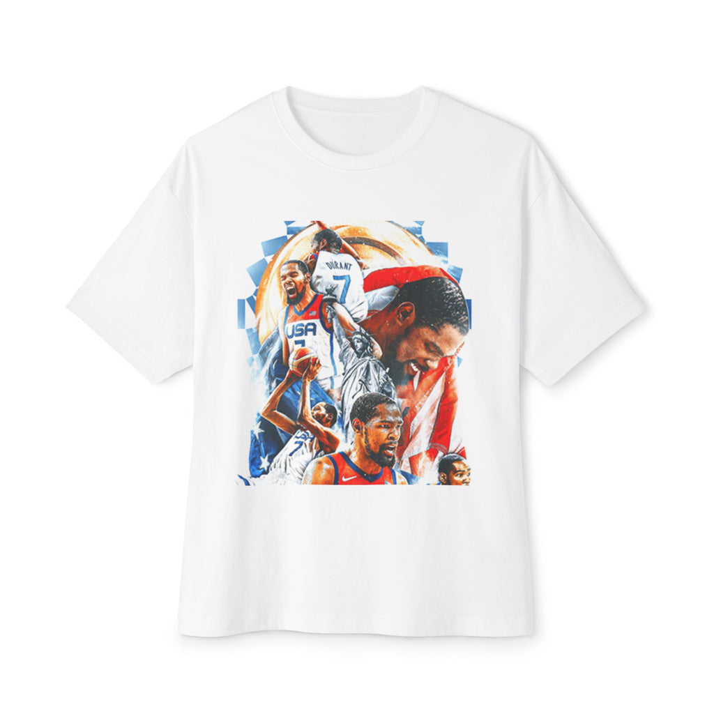 Kevin Durant USA Basketball Tribute Unisex Oversized Boxy Tee