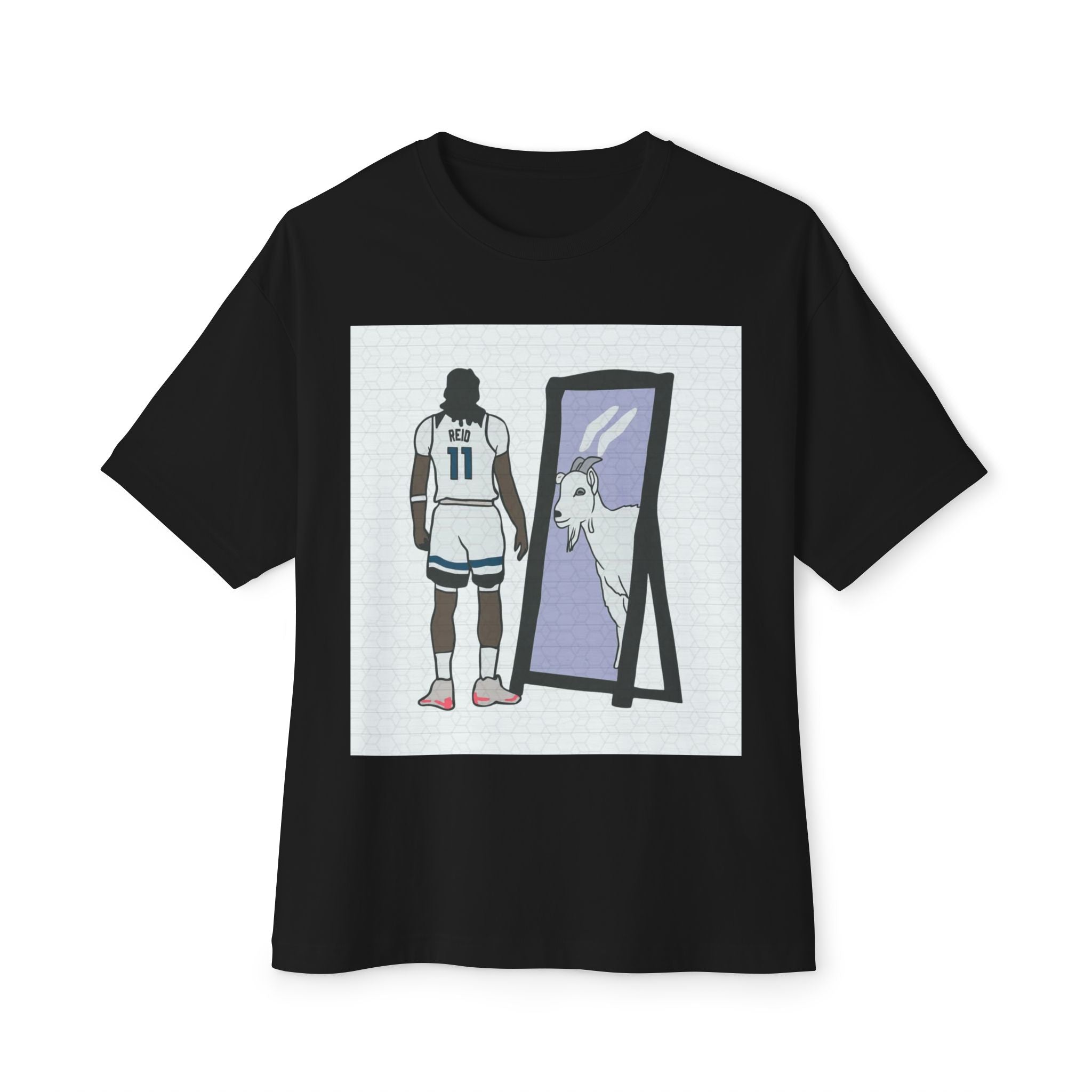 Naz Reid Reflective Goat Unisex Oversized Tee