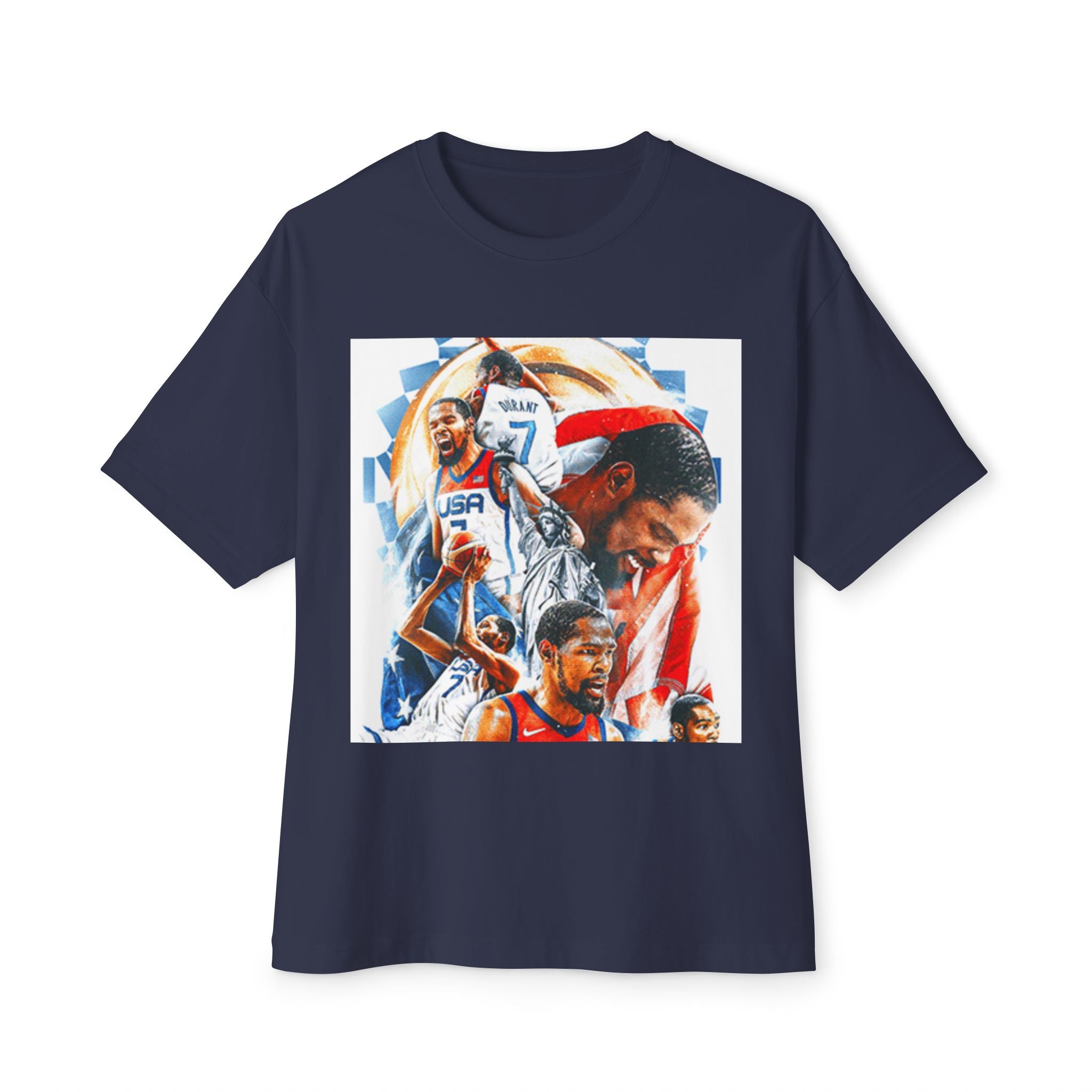 Kevin Durant USA Basketball Tribute Unisex Oversized Boxy Tee