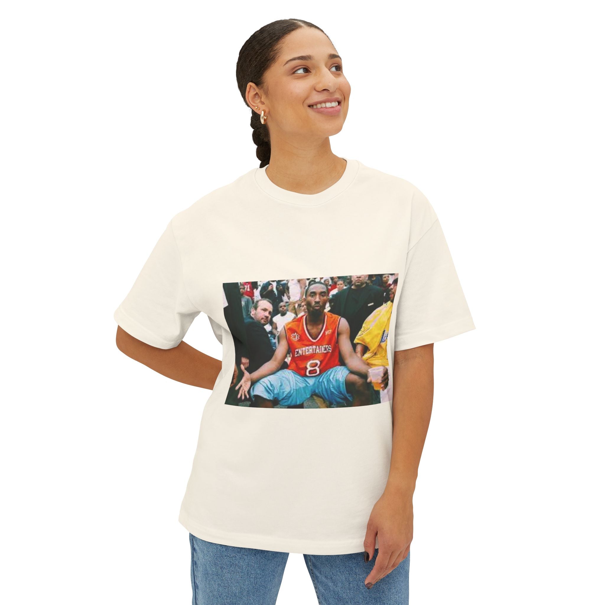 Kobe Bryant Rucker's Basketball Unisex Oversized Tee